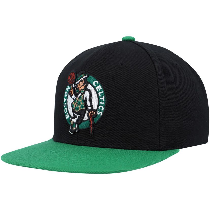 NBA Black/Green Boston Celtics Side Core 2.0 Snapback Hat