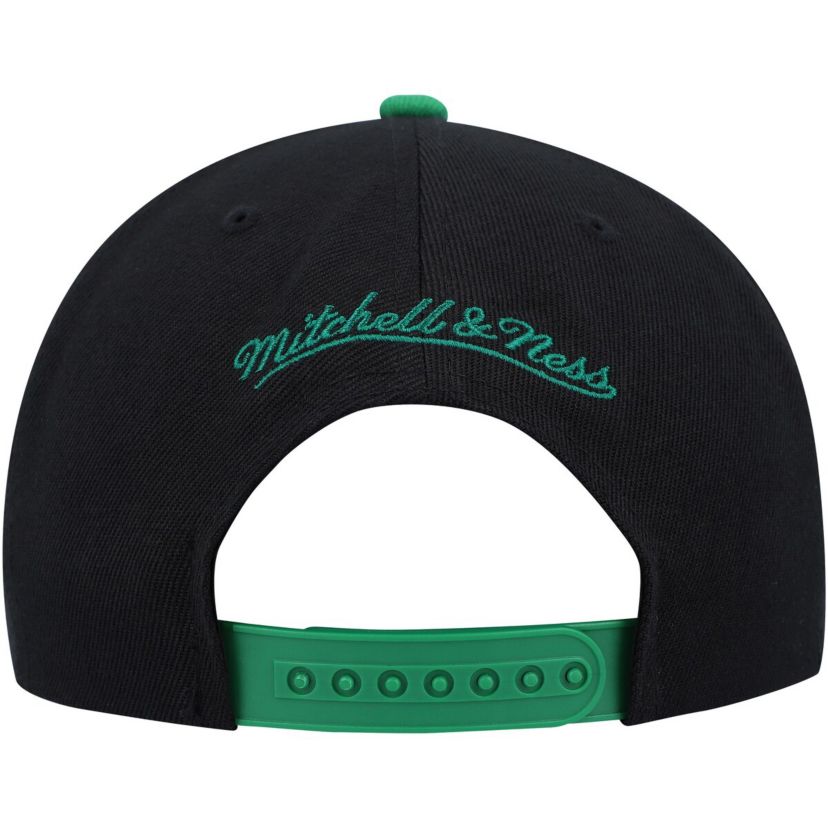 NBA Black/Green Boston Celtics Side Core 2.0 Snapback Hat