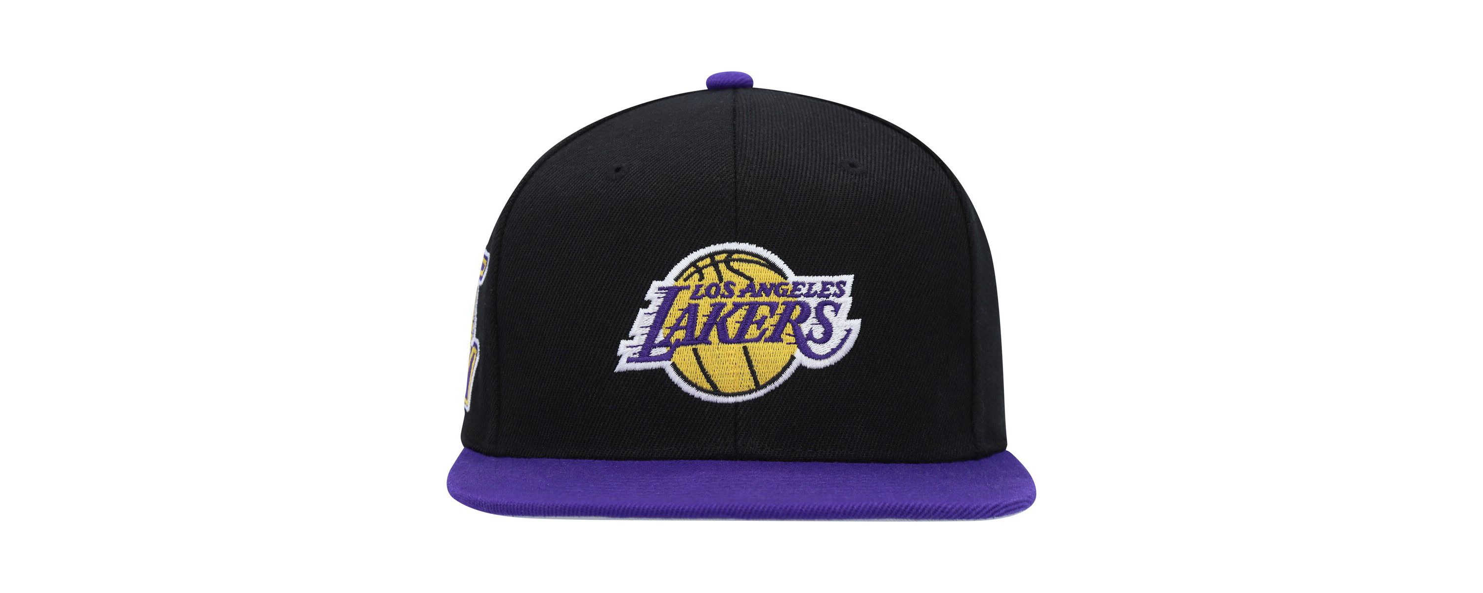 NBA Black/Purple Los Angeles Lakers Side Core 2.0 Snapback Hat