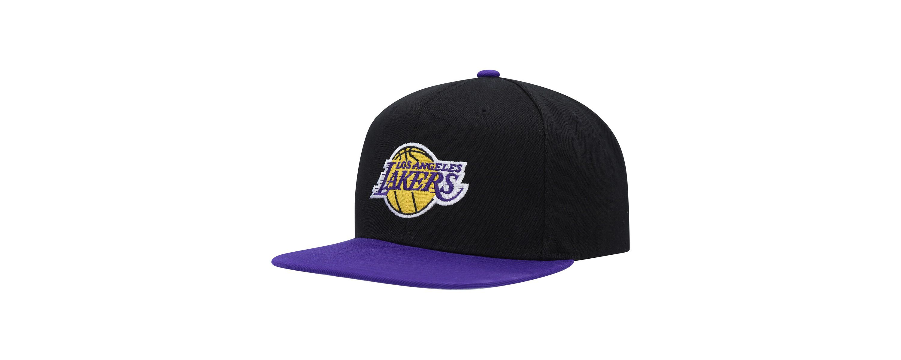 NBA Black/Purple Los Angeles Lakers Side Core 2.0 Snapback Hat