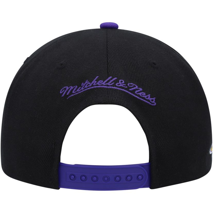 NBA Black/Purple Los Angeles Lakers Side Core 2.0 Snapback Hat