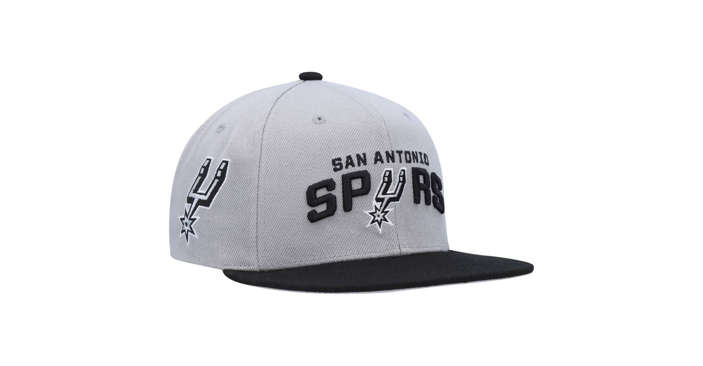 NBA Gray/Black San Antonio Spurs Side Core 2.0 Snapback Hat