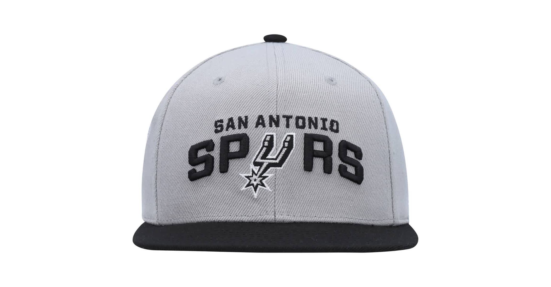NBA Gray/Black San Antonio Spurs Side Core 2.0 Snapback Hat