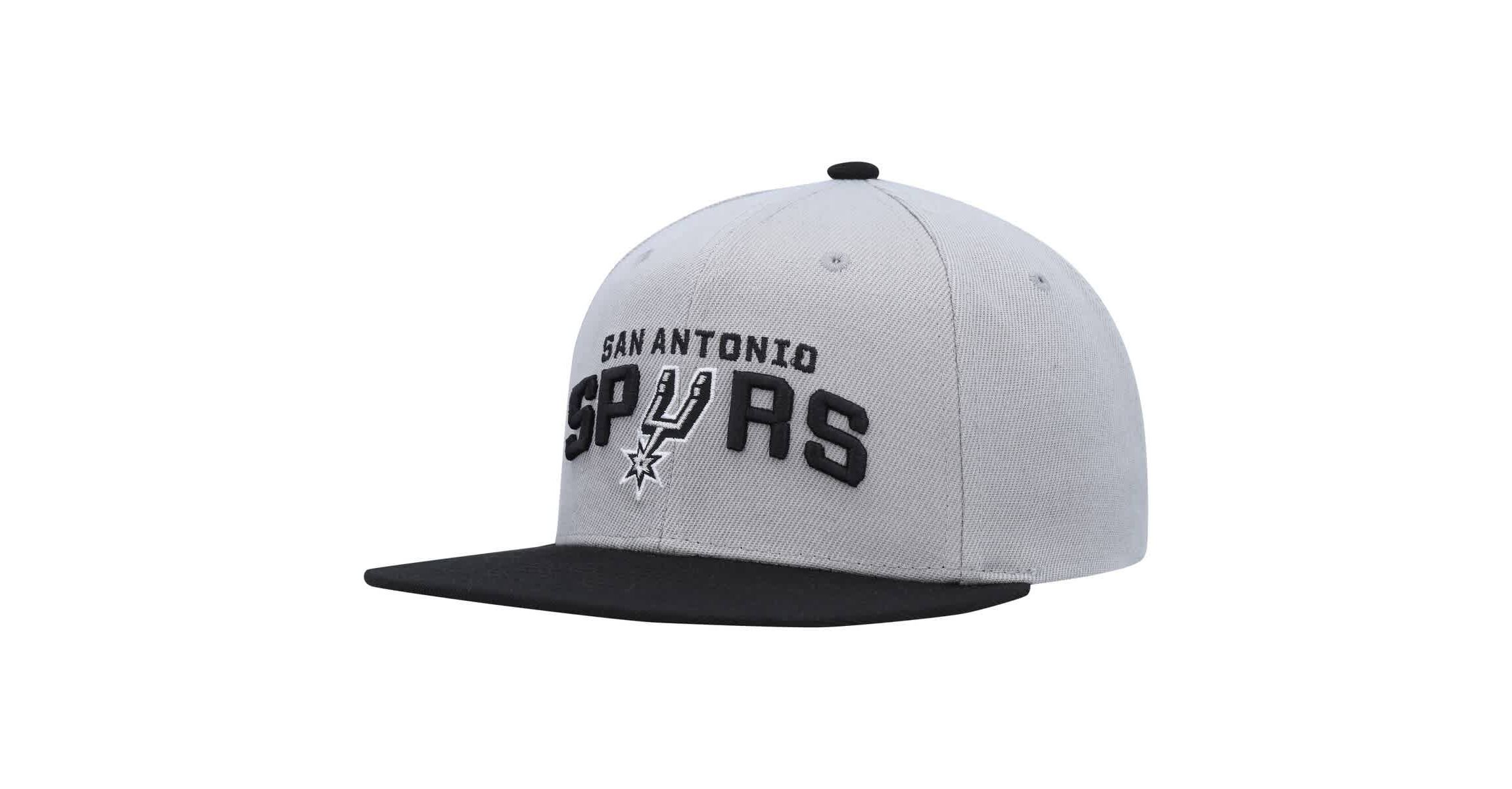 NBA Gray/Black San Antonio Spurs Side Core 2.0 Snapback Hat