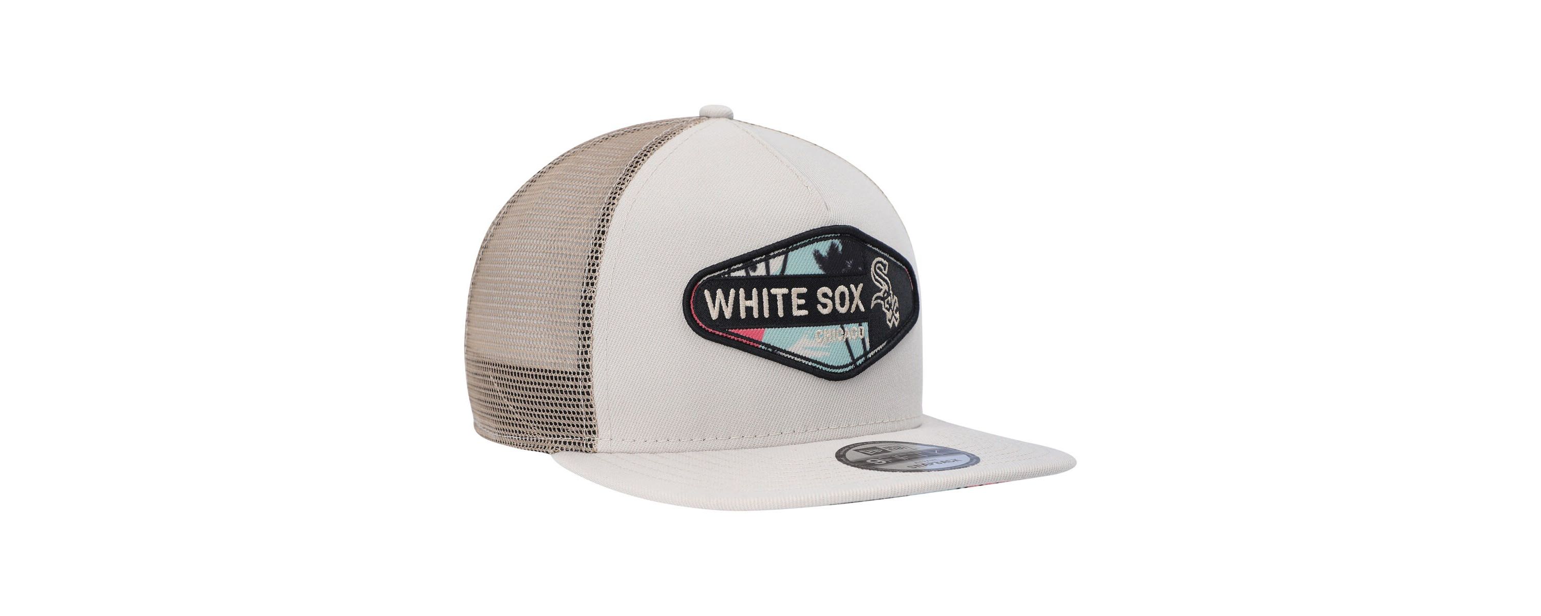 Chicago White Sox MLB Chicago Sox Retro Beachin Patch A-Frame Trucker 9FIFTY Snapback Hat