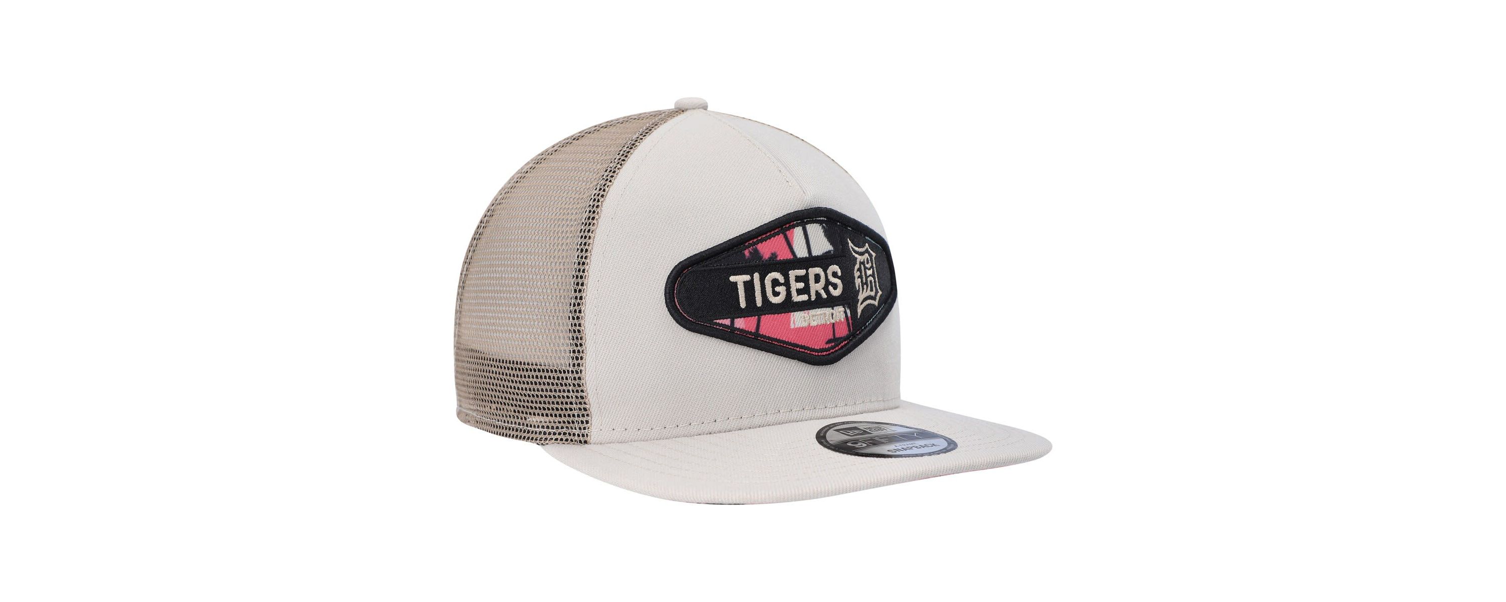 MLB Detroit Tigers Retro Beachin Patch A-Frame Trucker 9FIFTY Snapback Hat