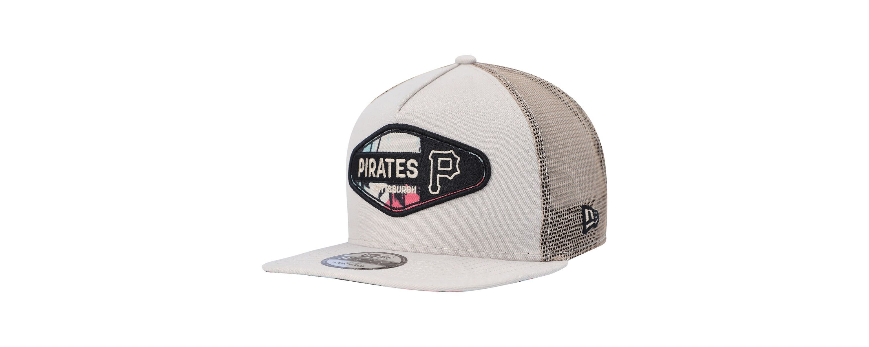 MLB Pittsburgh Pirates Retro Beachin Patch A-Frame Trucker 9FIFTY Snapback Hat