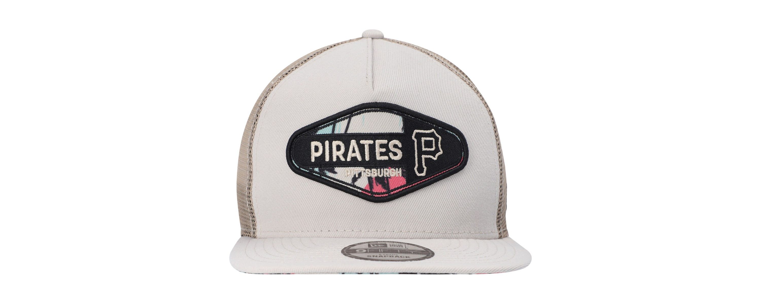 MLB Pittsburgh Pirates Retro Beachin Patch A-Frame Trucker 9FIFTY Snapback Hat