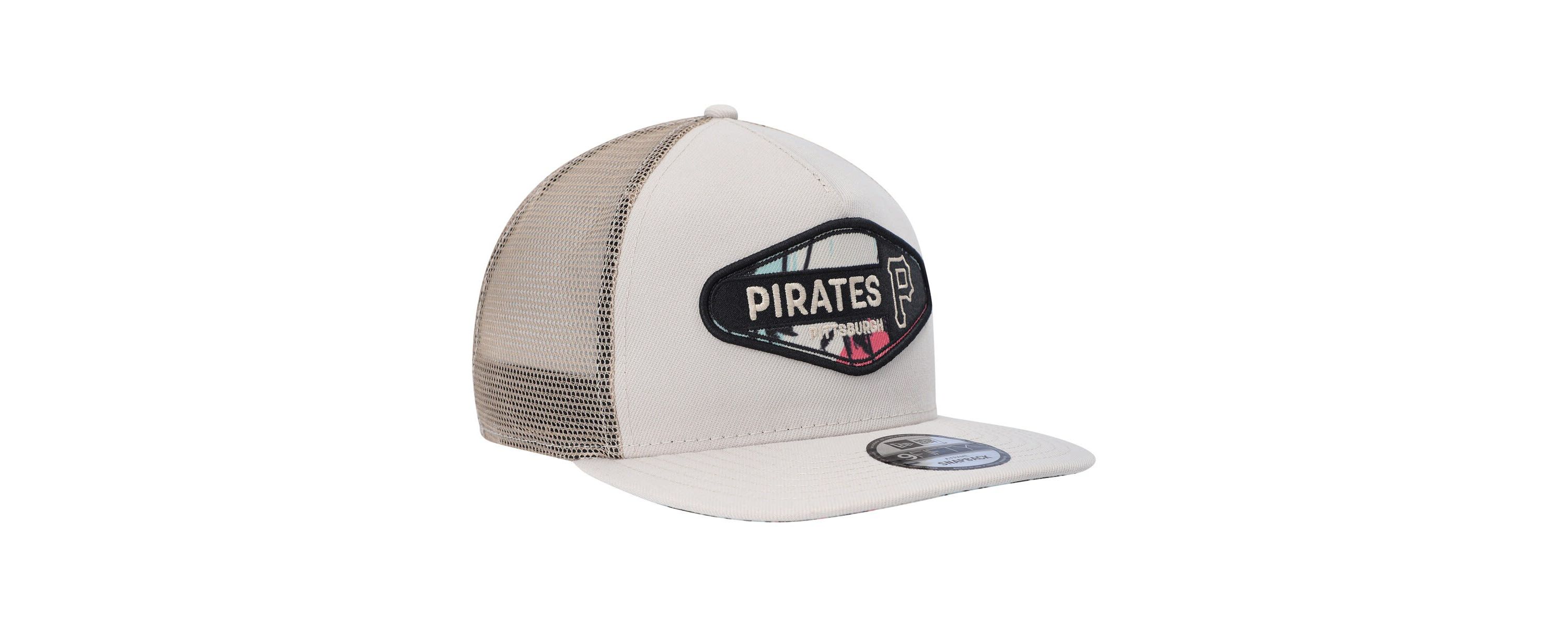 MLB Pittsburgh Pirates Retro Beachin Patch A-Frame Trucker 9FIFTY Snapback Hat