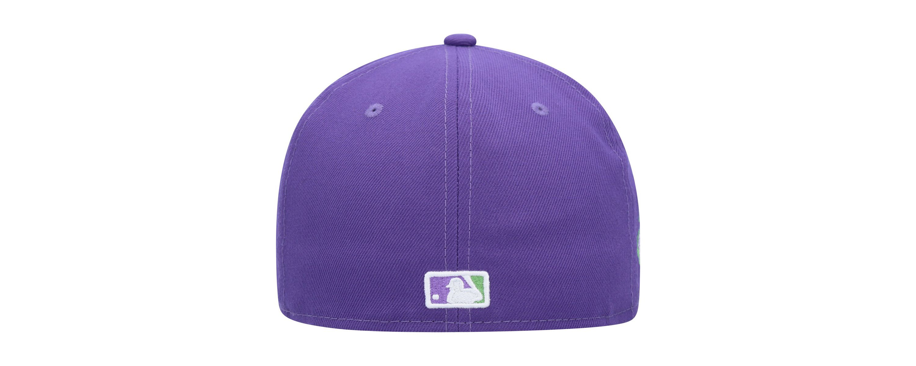 MLB Los Angeles Dodgers Lime Side Patch 59FIFTY Fitted Hat