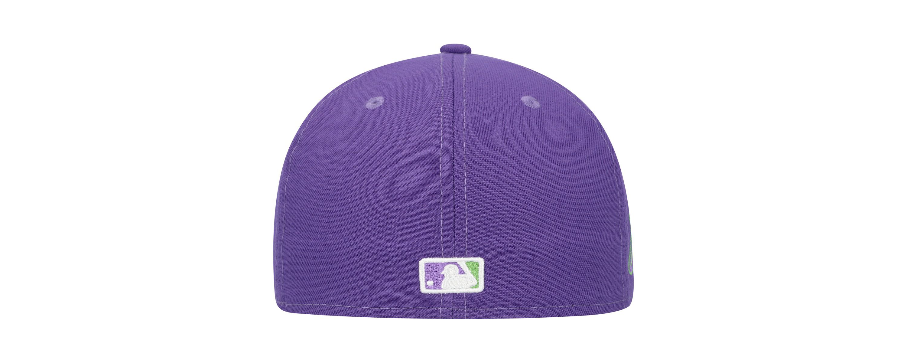 MLB Miami Marlins Lime Side Patch 59FIFTY Fitted Hat
