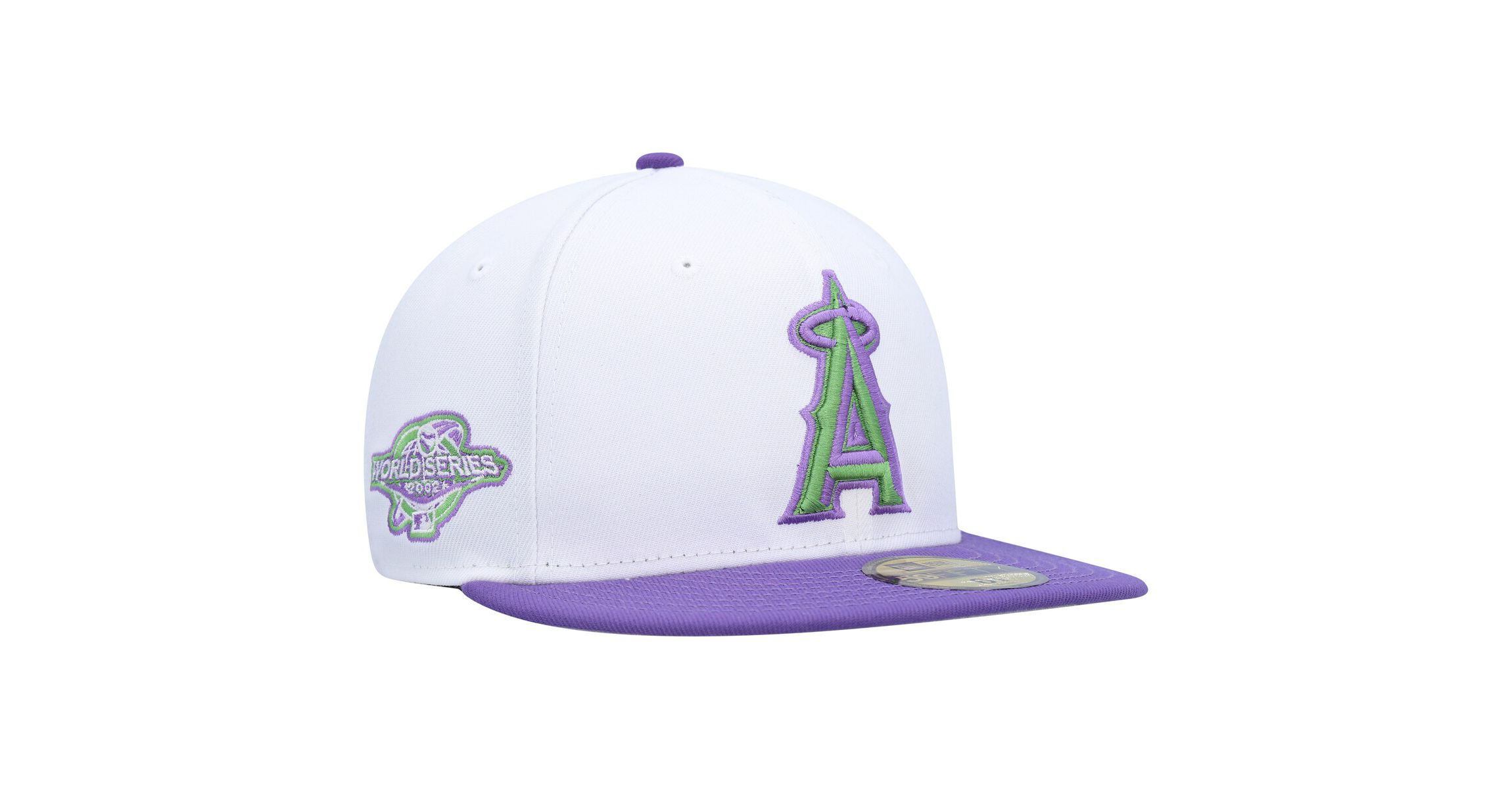 MLB Los Angeles Angels 2002 World Series Side Patch 59FIFTY Fitted Hat