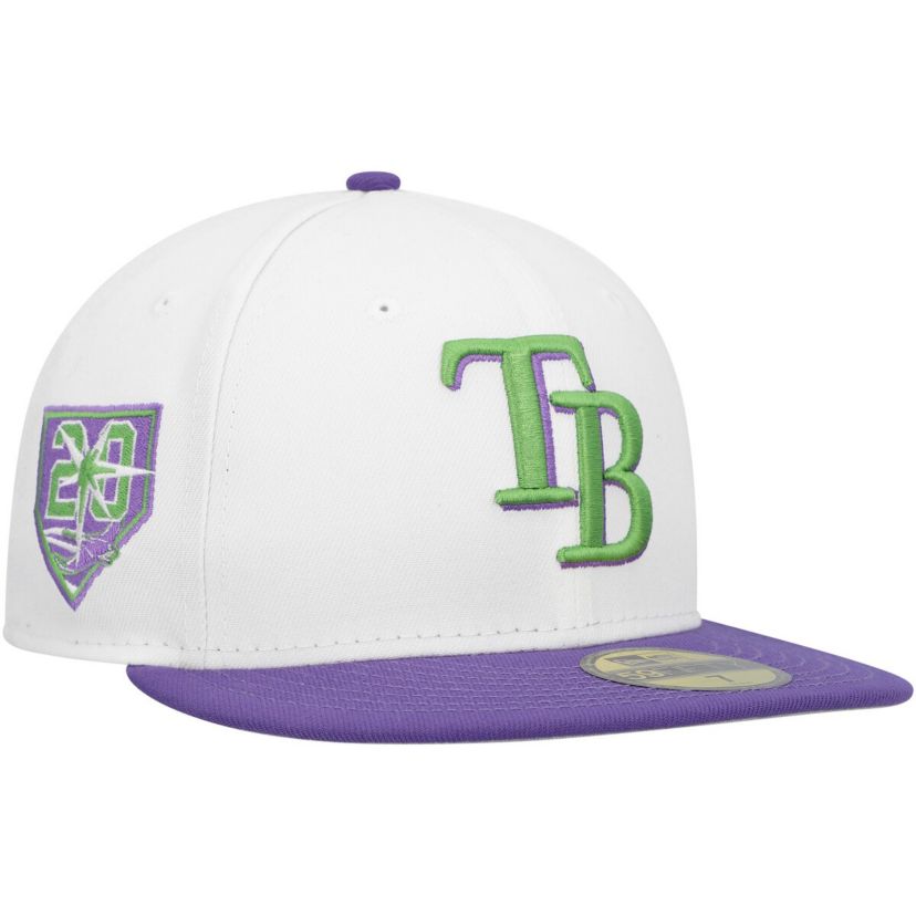 MLB Tampa Bay Rays Side Patch 59FIFTY Fitted Hat