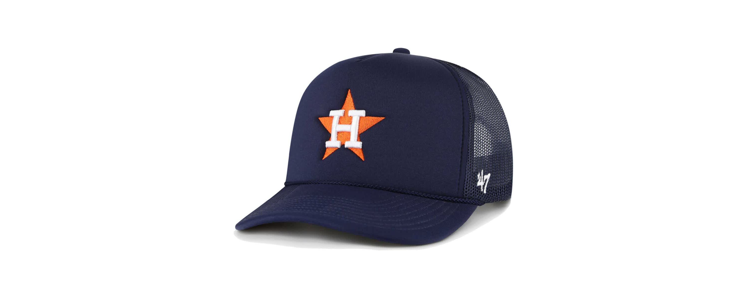 MLB Houston Astros Foam Logo Trucker Adjustable Hat