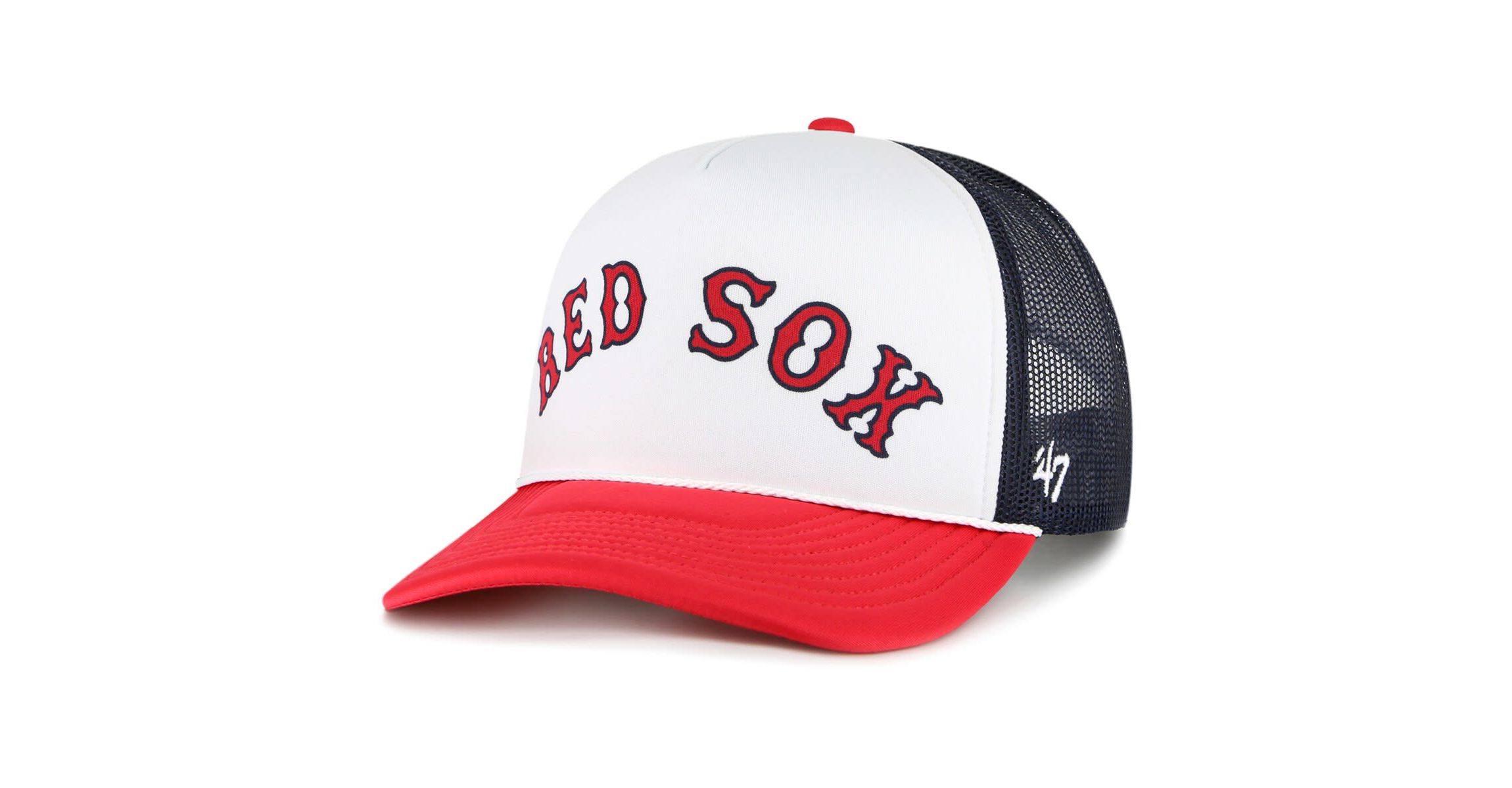 Boston Red Sox MLB Boston Sox Foam Front Script Trucker Snapback Hat