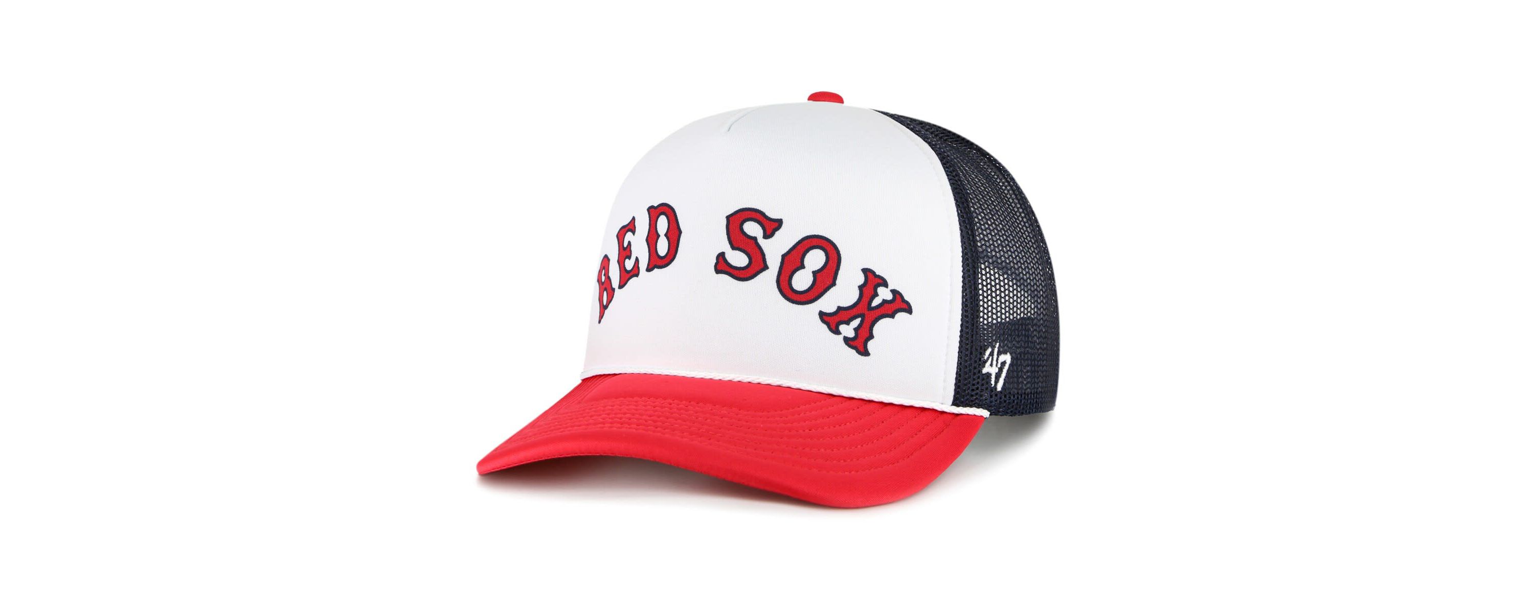 Boston Red Sox MLB Boston Sox Foam Front Script Trucker Snapback Hat