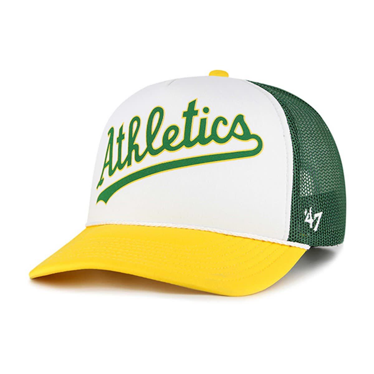 Oakland Athletics MLB Athletics Foam Front Script Trucker Snapback Hat