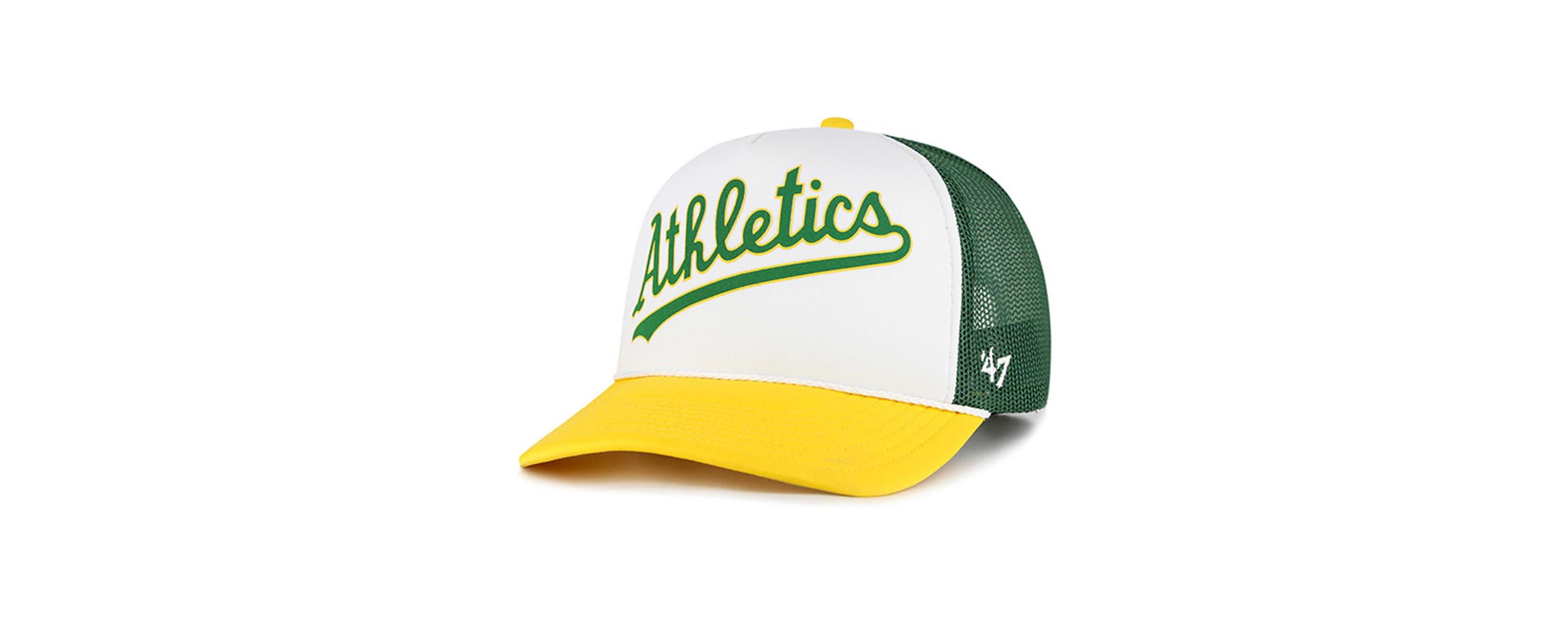 Oakland Athletics MLB Athletics Foam Front Script Trucker Snapback Hat