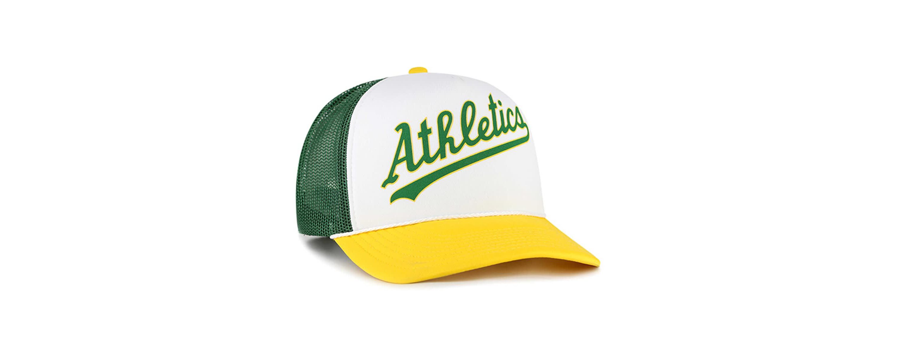 Oakland Athletics MLB Athletics Foam Front Script Trucker Snapback Hat