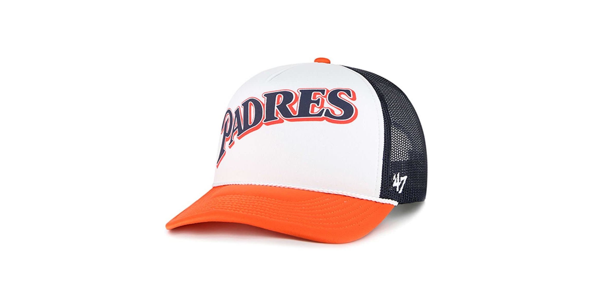 MLB San Diego Padres Foam Front Script Trucker Snapback Hat