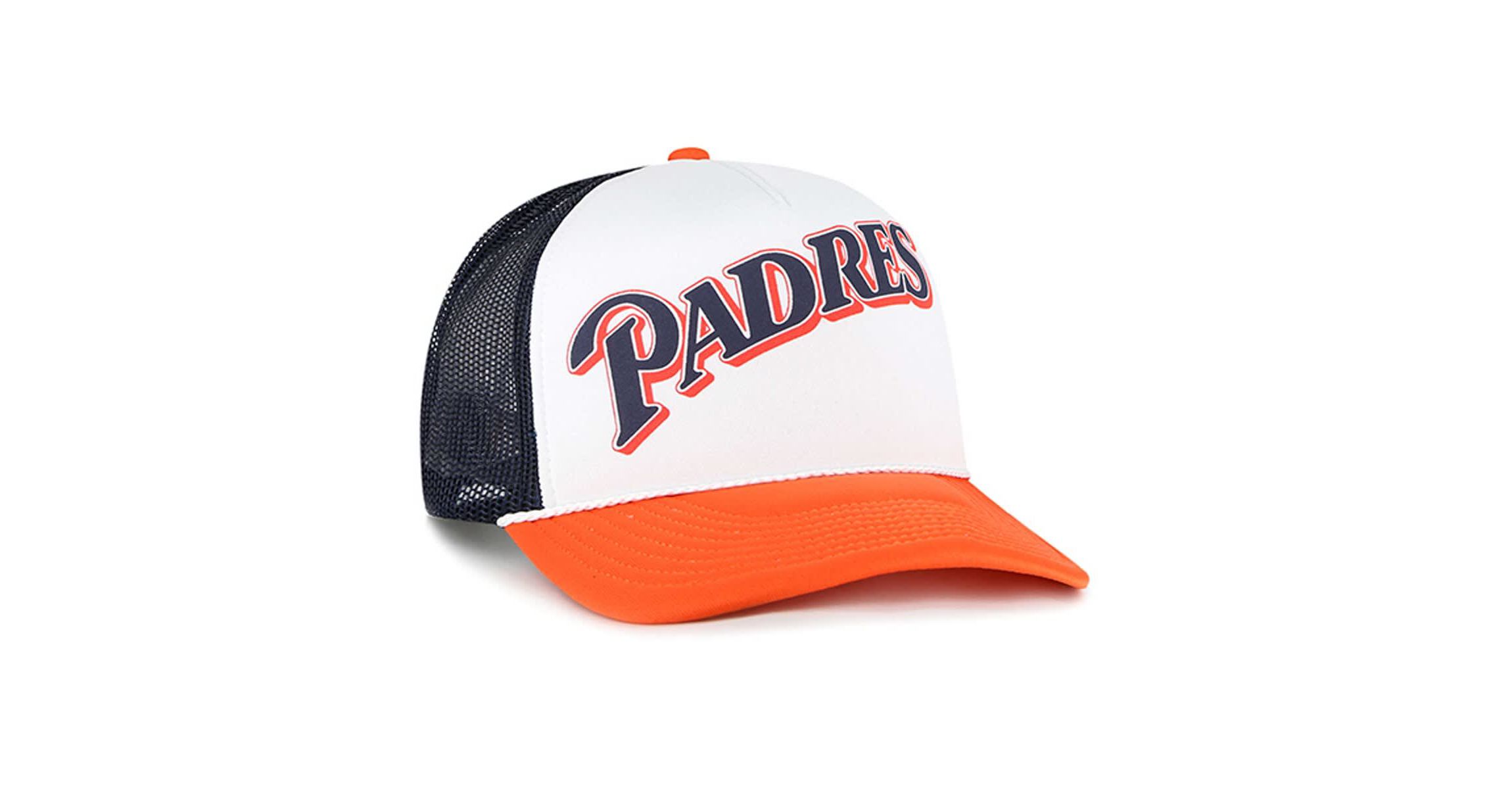 MLB San Diego Padres Foam Front Script Trucker Snapback Hat