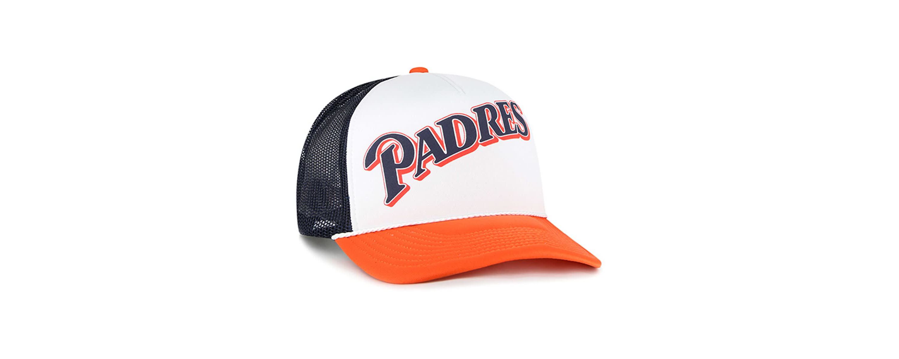 MLB San Diego Padres Foam Front Script Trucker Snapback Hat