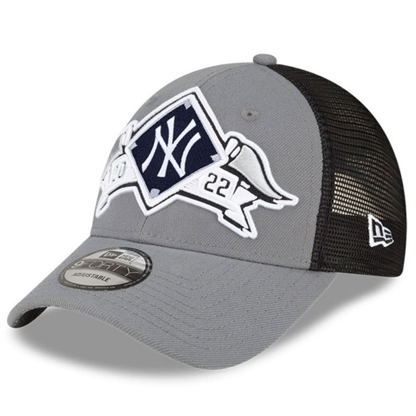MLB New York Yankees 2022 Division Series Winner Locker Room 9FORTY Snapback Hat