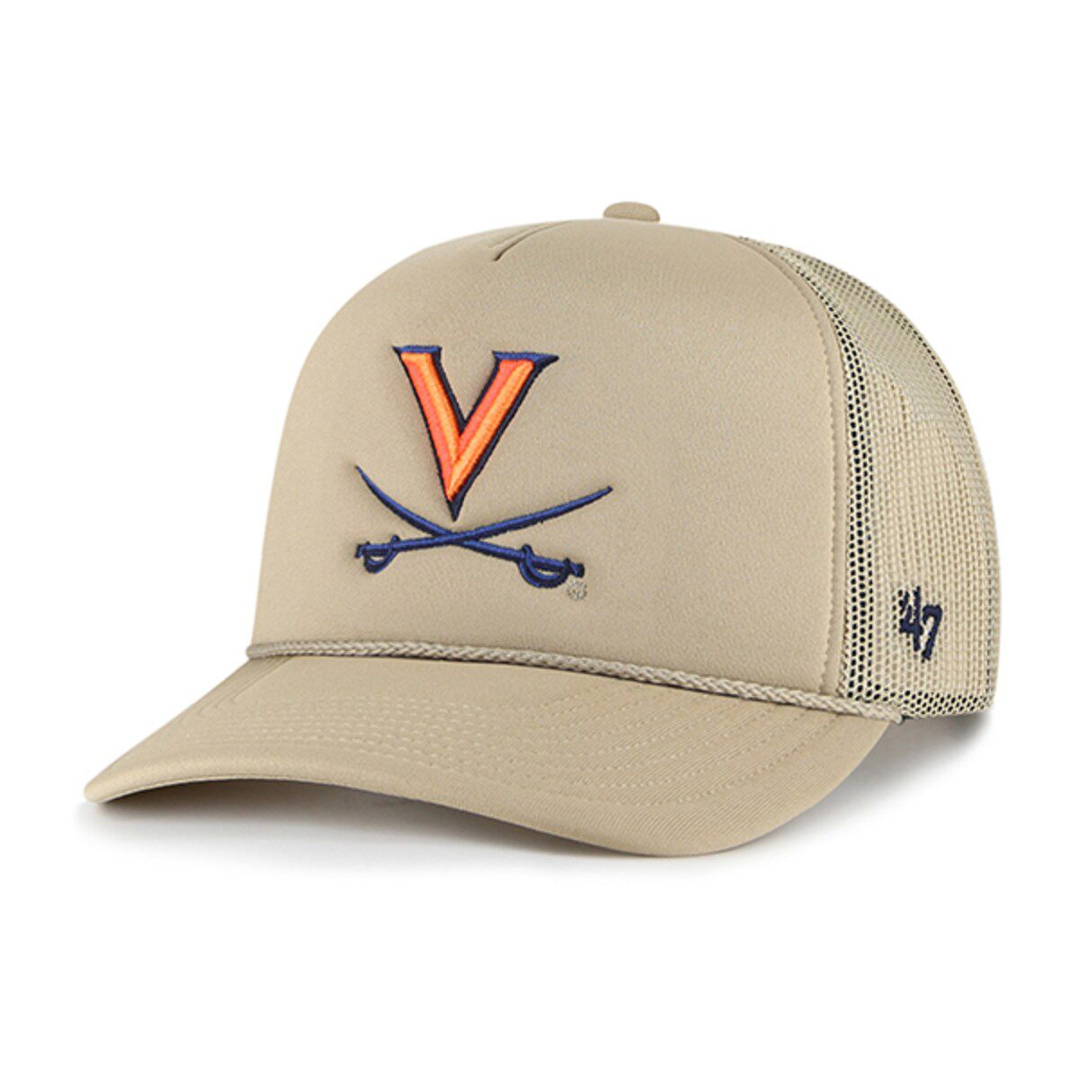 NCAA Virginia Cavaliers Foam Front Mesh Trucker Snapback Hat