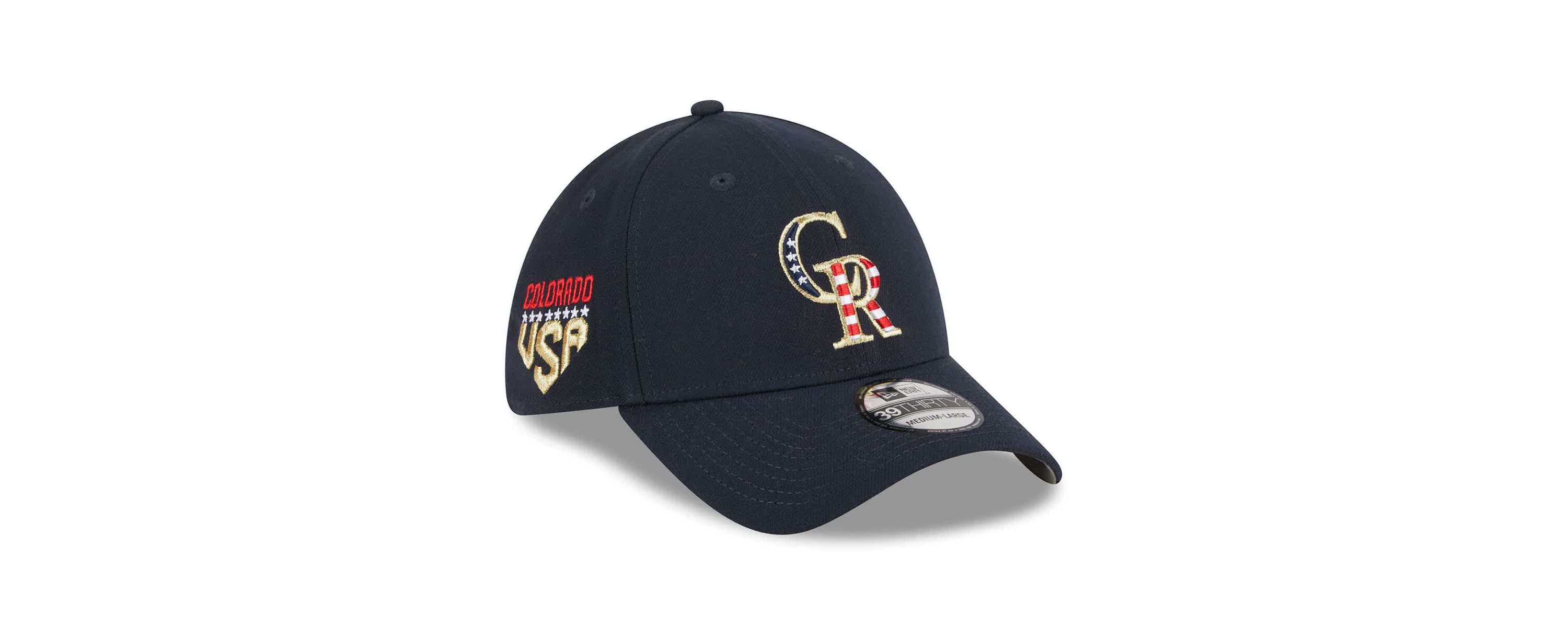 MLB Colorado Rockies 2023 Fourth of July 39THIRTY Flex Hat