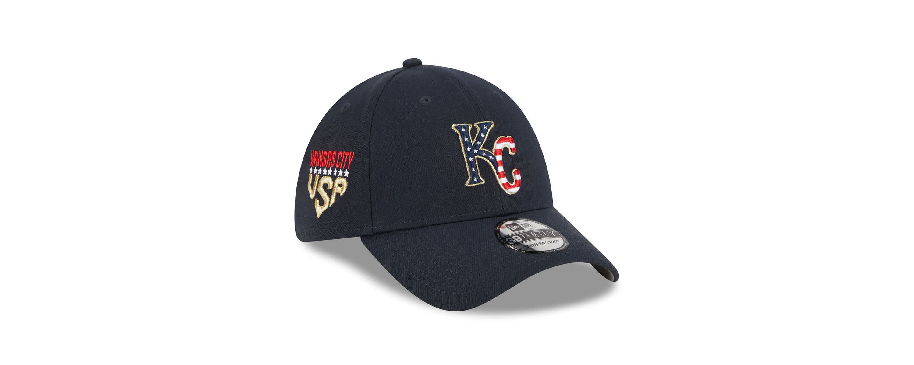 MLB Kansas City Royals 2023 Fourth of July 39THIRTY Flex Hat