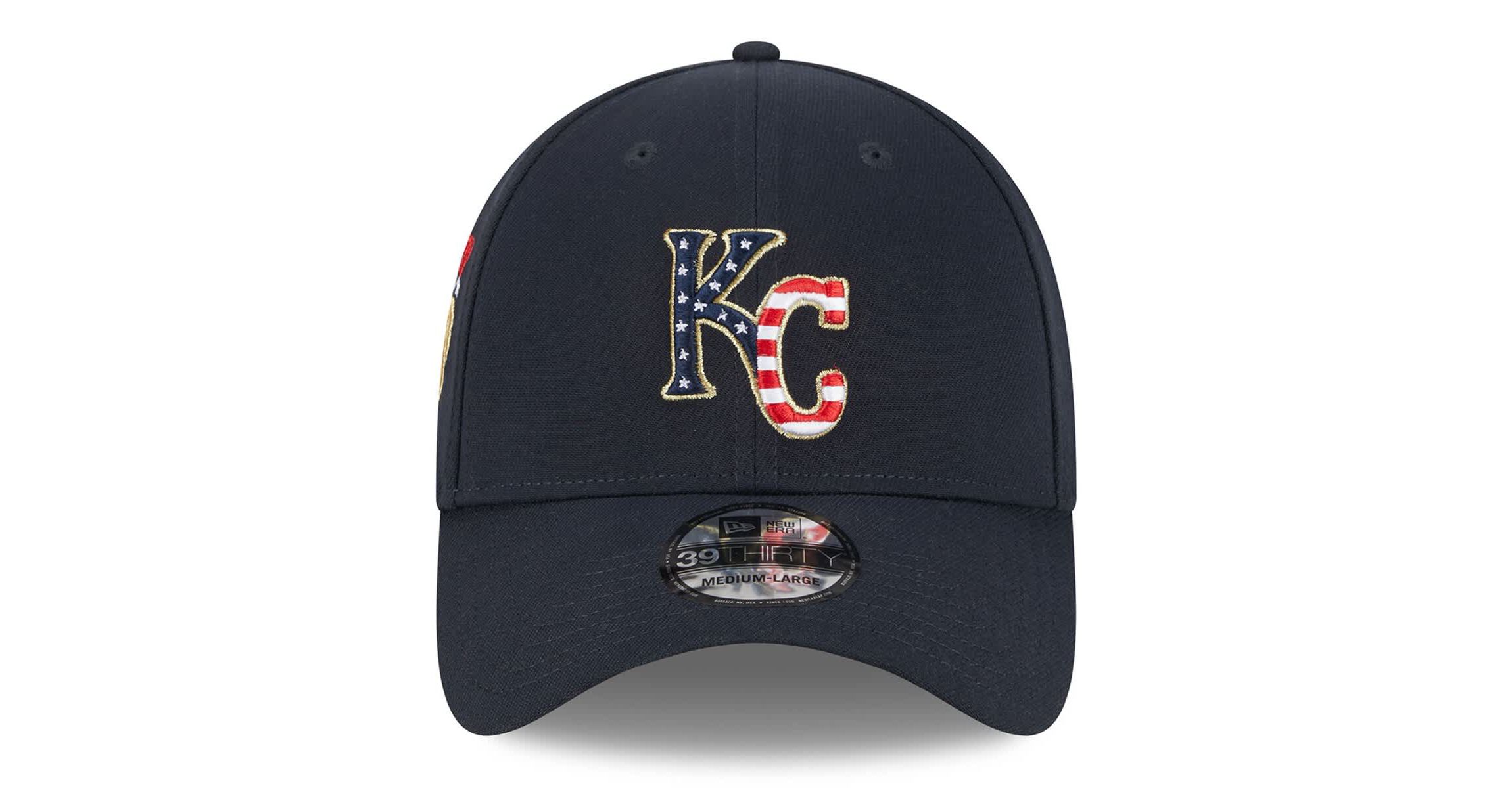 MLB Kansas City Royals 2023 Fourth of July 39THIRTY Flex Hat