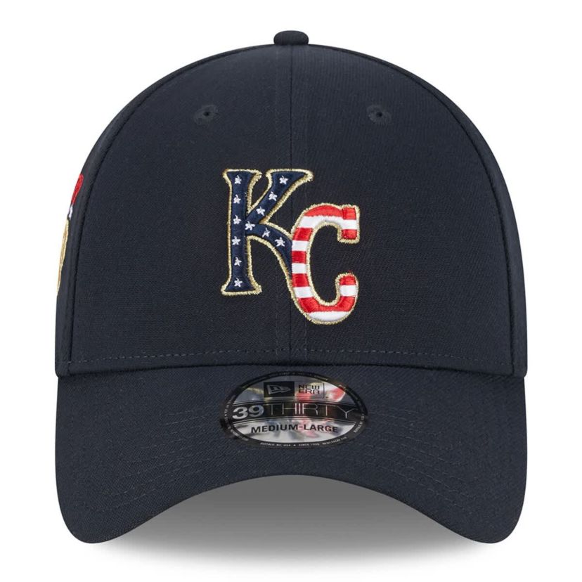 MLB Kansas City Royals 2023 Fourth of July 39THIRTY Flex Hat