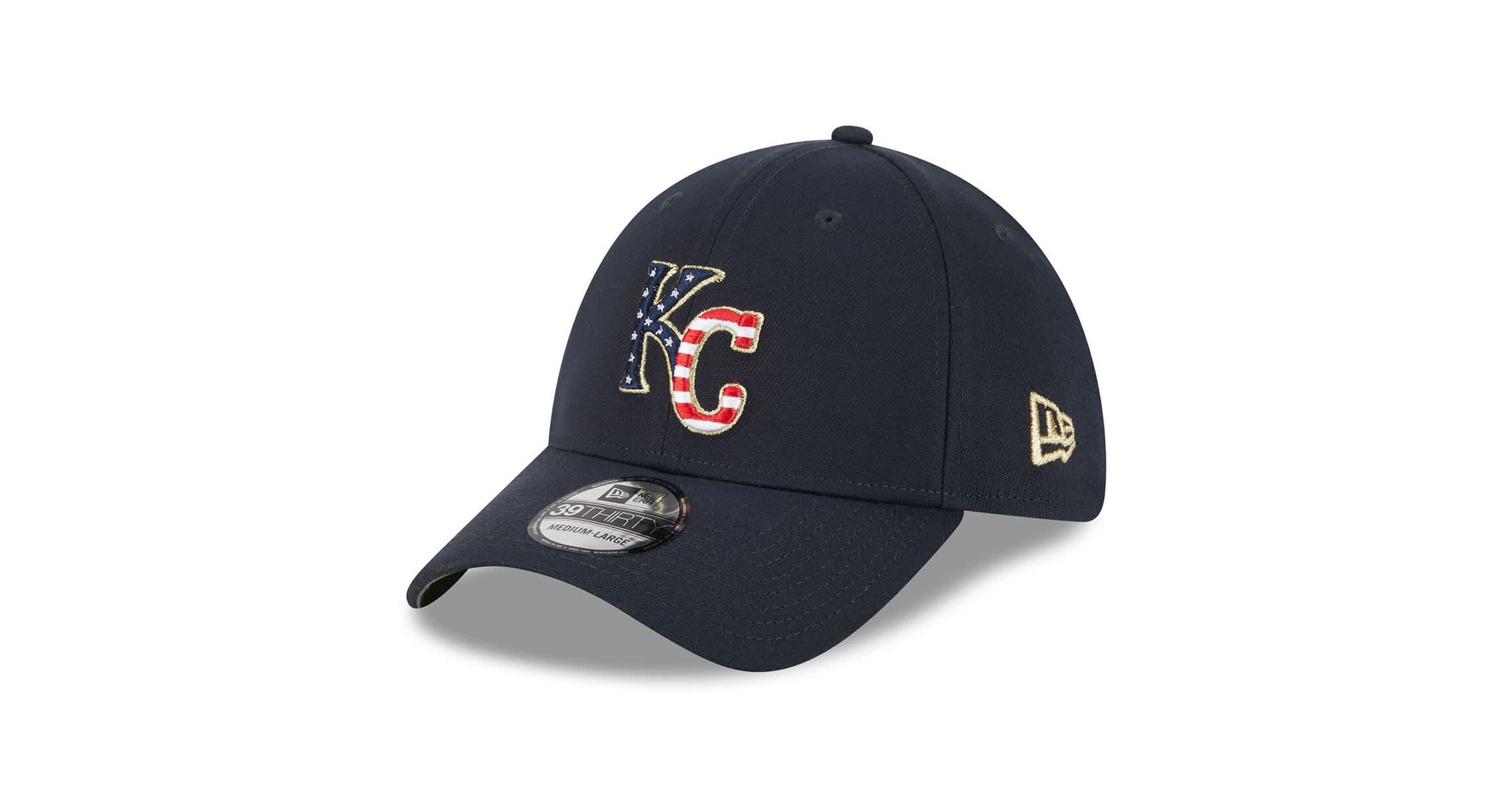MLB Kansas City Royals 2023 Fourth of July 39THIRTY Flex Hat