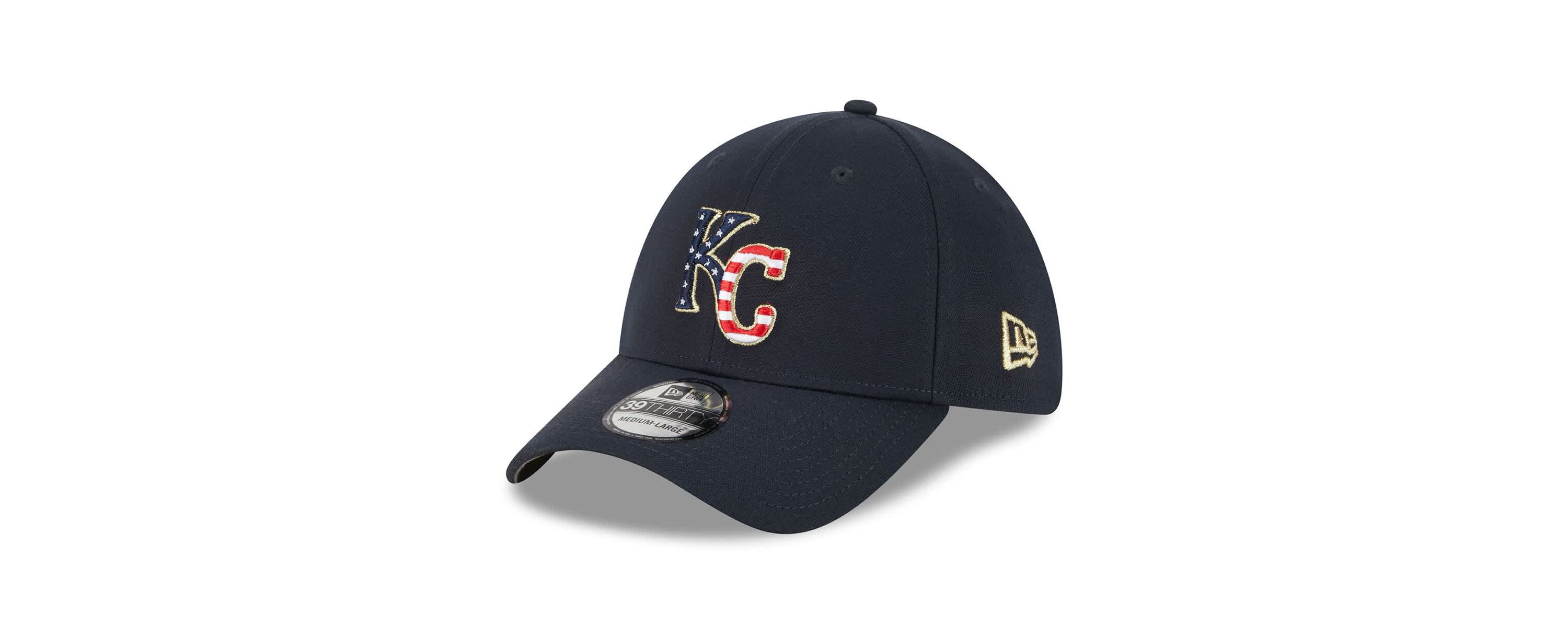 MLB Kansas City Royals 2023 Fourth of July 39THIRTY Flex Hat