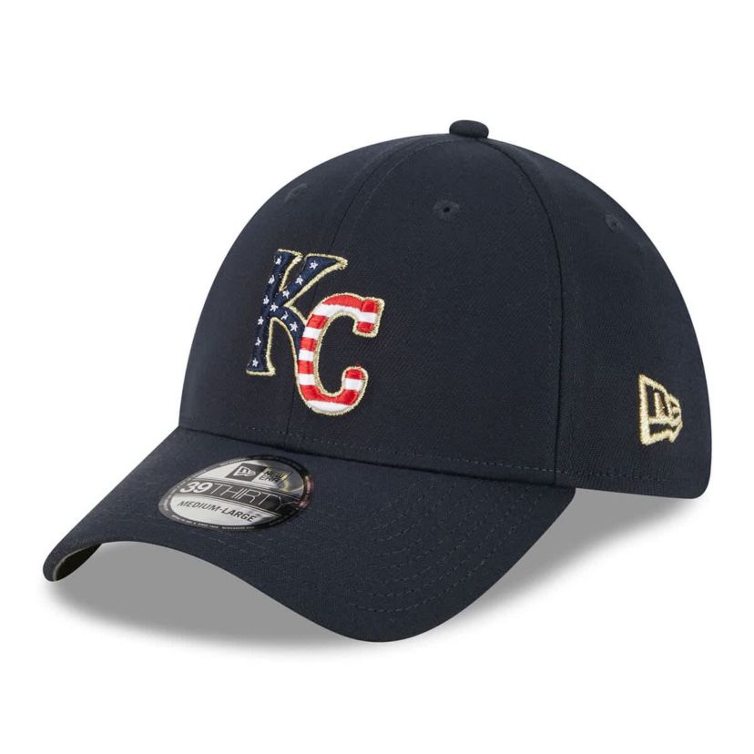 MLB Kansas City Royals 2023 Fourth of July 39THIRTY Flex Hat