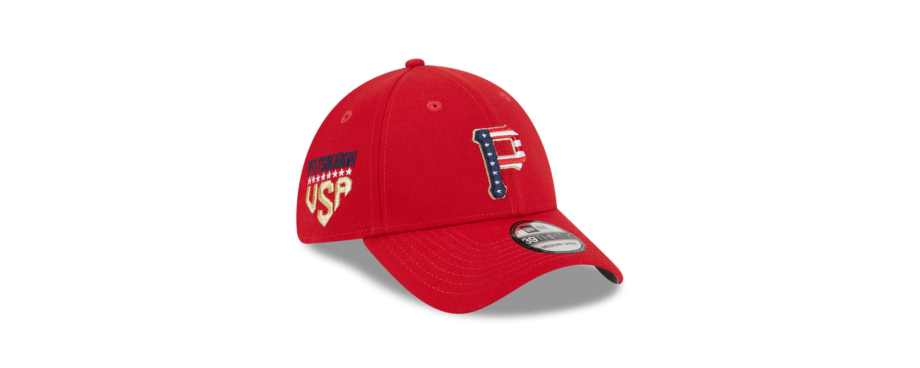 MLB Pittsburgh Pirates 2023 Fourth of July 39THIRTY Flex Hat