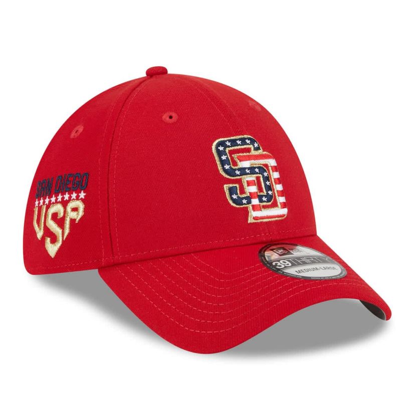 MLB San Diego Padres 2023 Fourth of July 39THIRTY Flex Hat