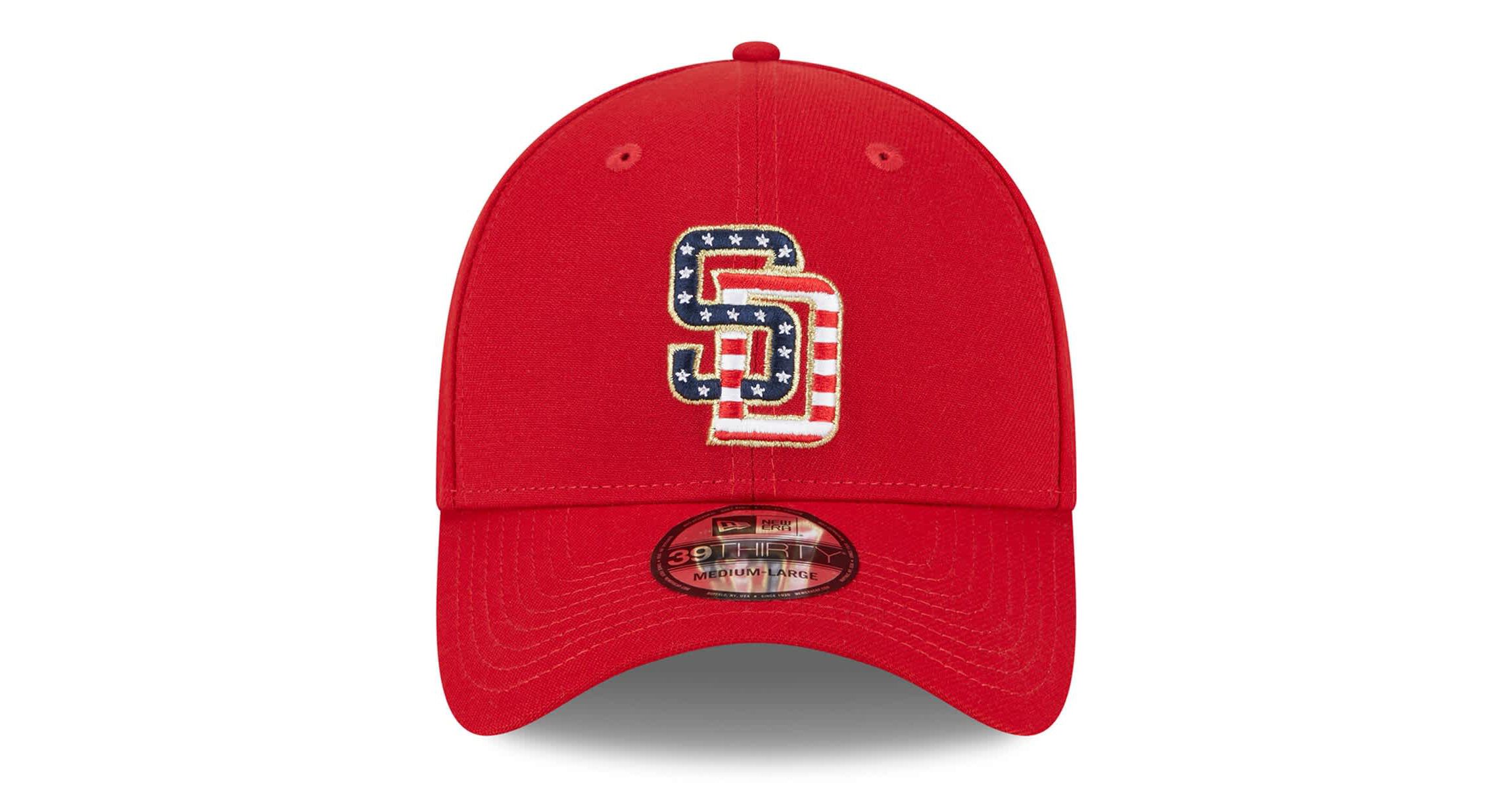 MLB San Diego Padres 2023 Fourth of July 39THIRTY Flex Hat