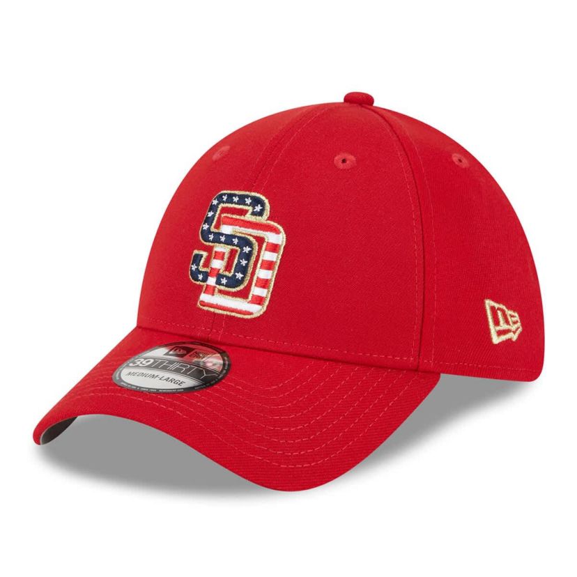 MLB San Diego Padres 2023 Fourth of July 39THIRTY Flex Hat