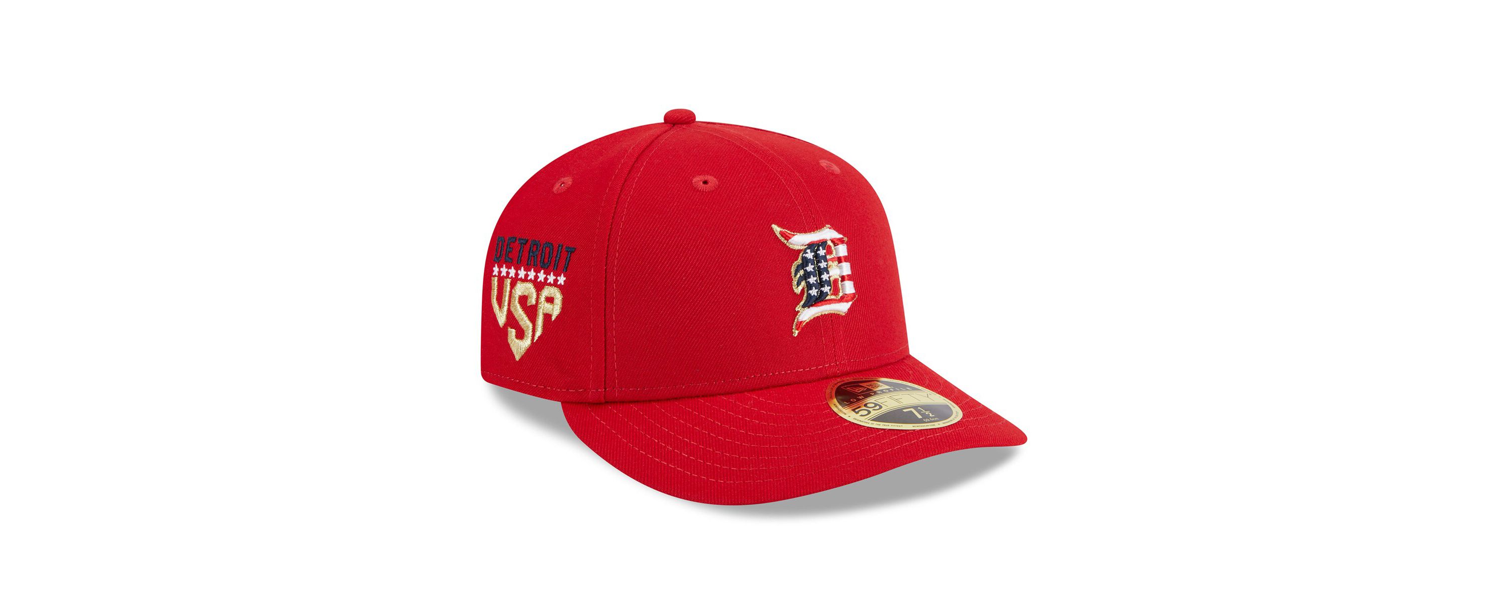 MLB Detroit Tigers 2023 Fourth of July Low 59FIFTY Fitted Hat