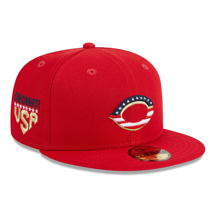 MLB Cincinnati Reds 2023 Fourth of July 59FIFTY Fitted Hat