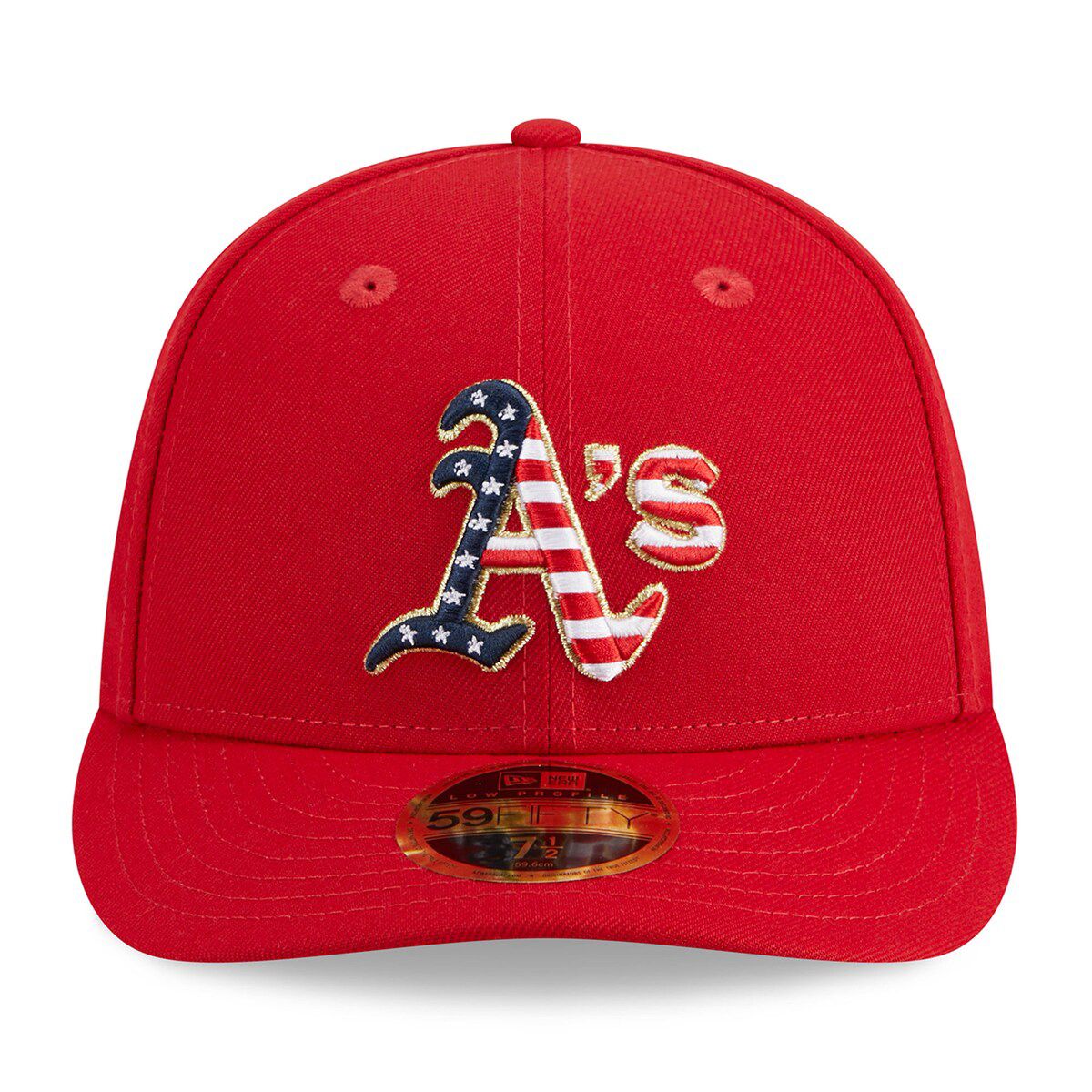 Cooperstown Teams Oakland Athletics 2023 Fourth of July Low 59FIFTY Fitted Hat