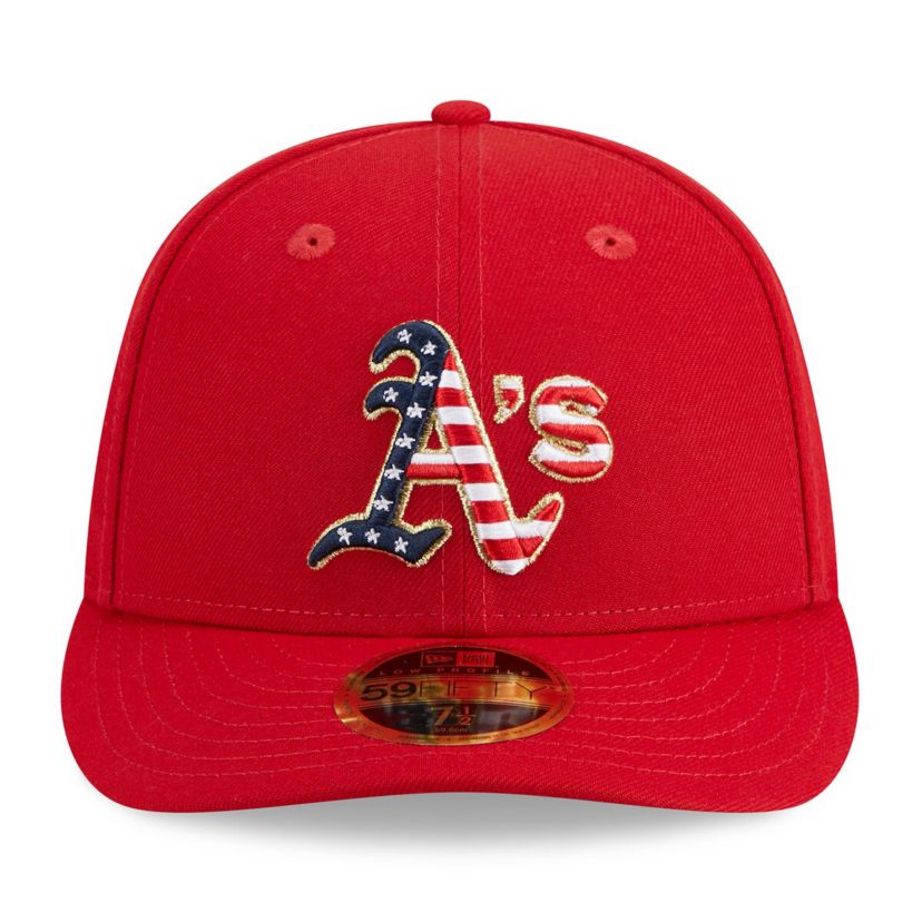 Cooperstown Teams Oakland Athletics 2023 Fourth of July Low 59FIFTY Fitted Hat
