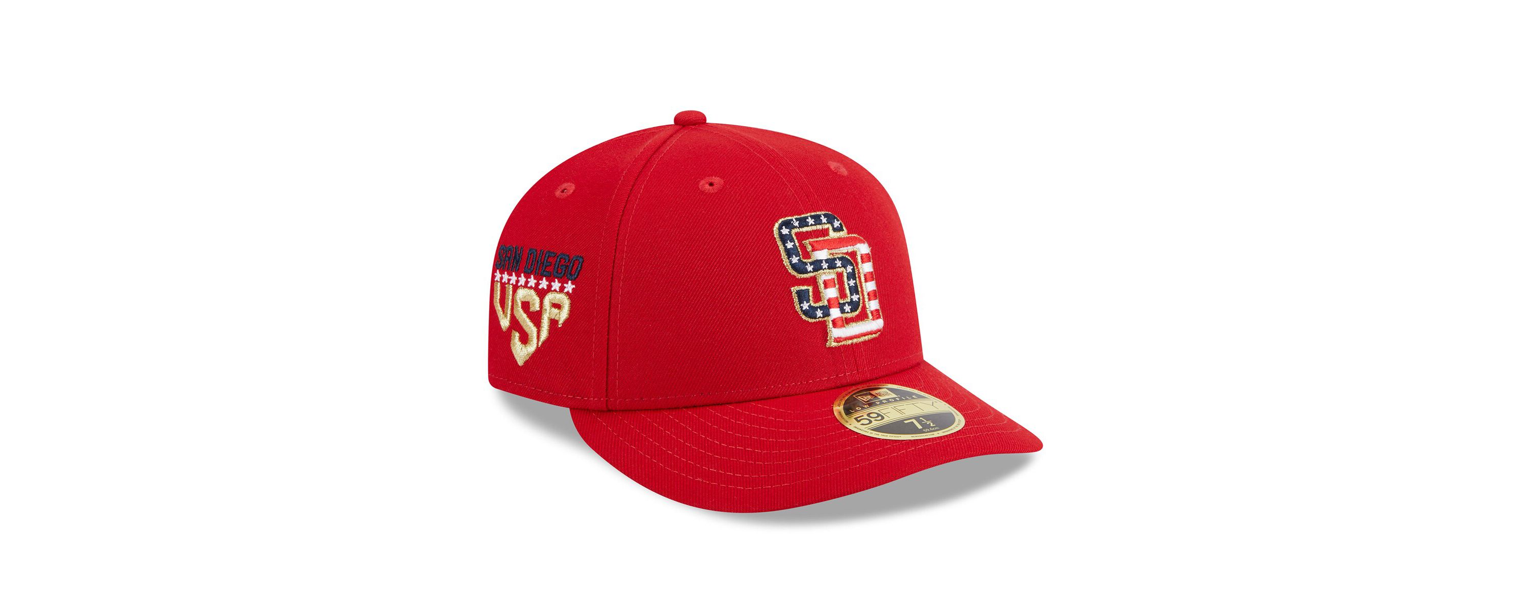 MLB San Diego Padres 2023 Fourth of July Low 59FIFTY Fitted Hat
