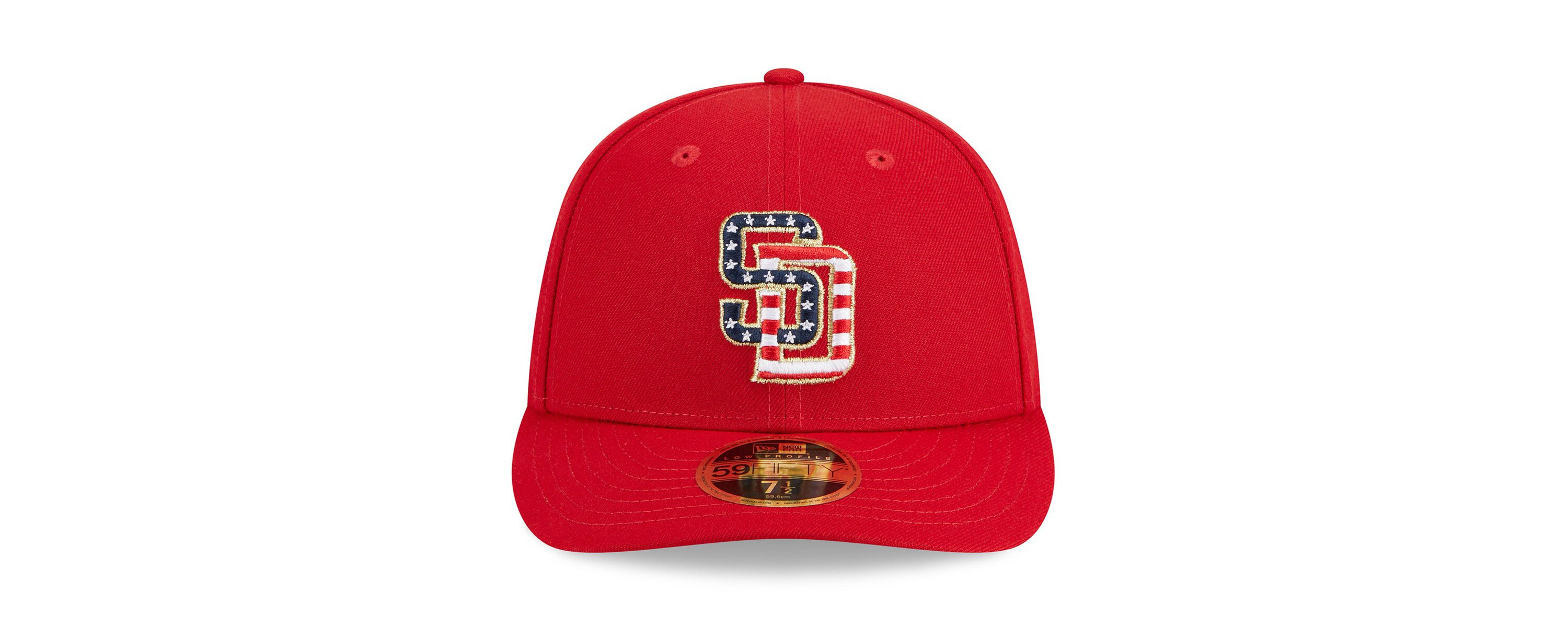 MLB San Diego Padres 2023 Fourth of July Low 59FIFTY Fitted Hat