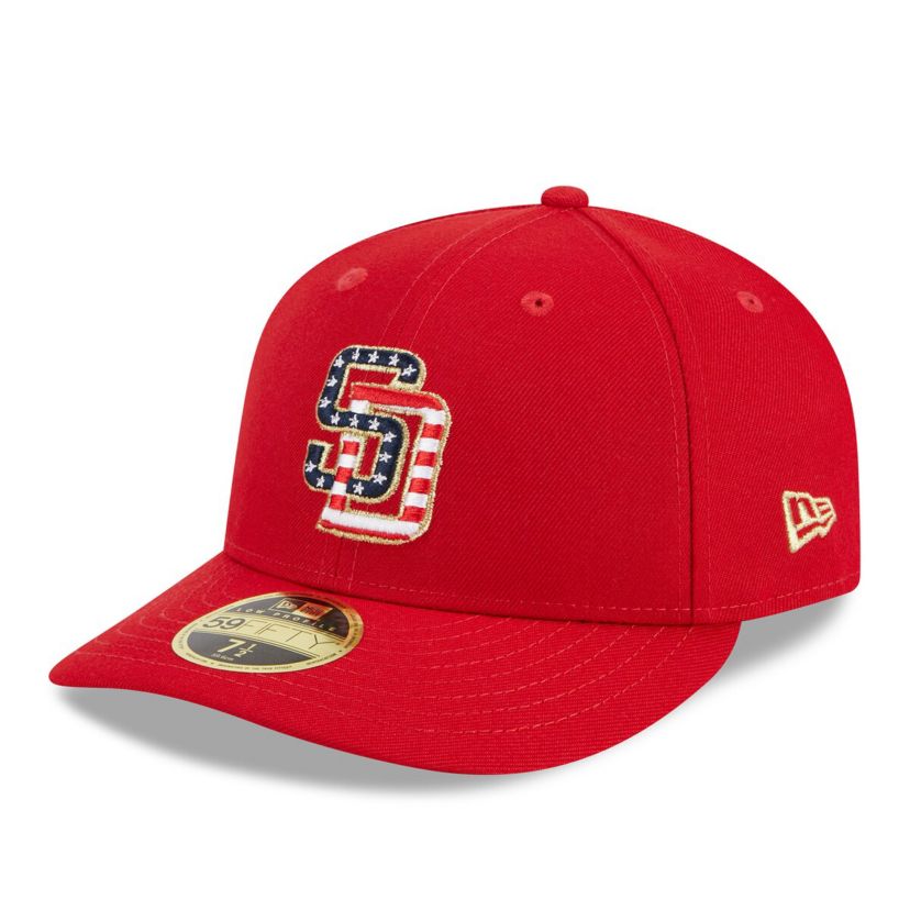 MLB San Diego Padres 2023 Fourth of July Low 59FIFTY Fitted Hat