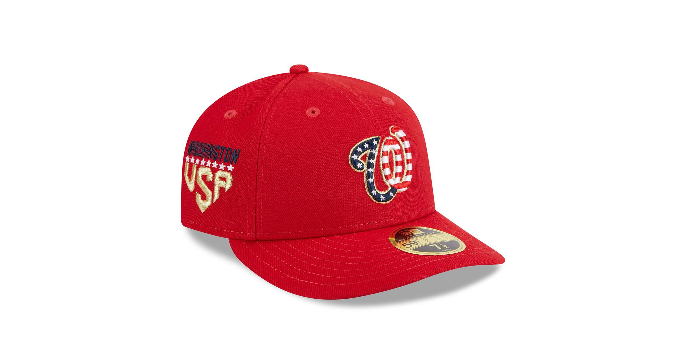 MLB Washington Nationals 2023 Fourth of July Low 59FIFTY Fitted Hat