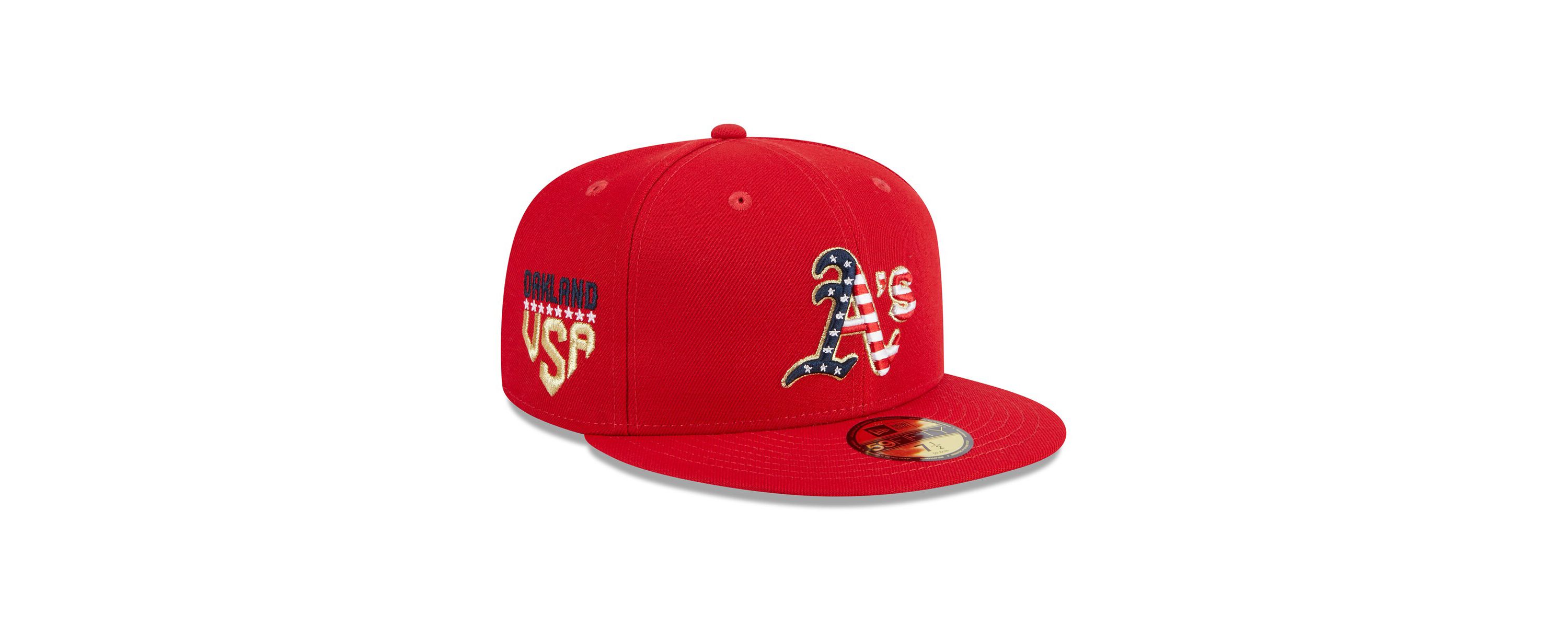 Cooperstown Teams Oakland Athletics 2023 Fourth of July 59FIFTY Fitted Hat