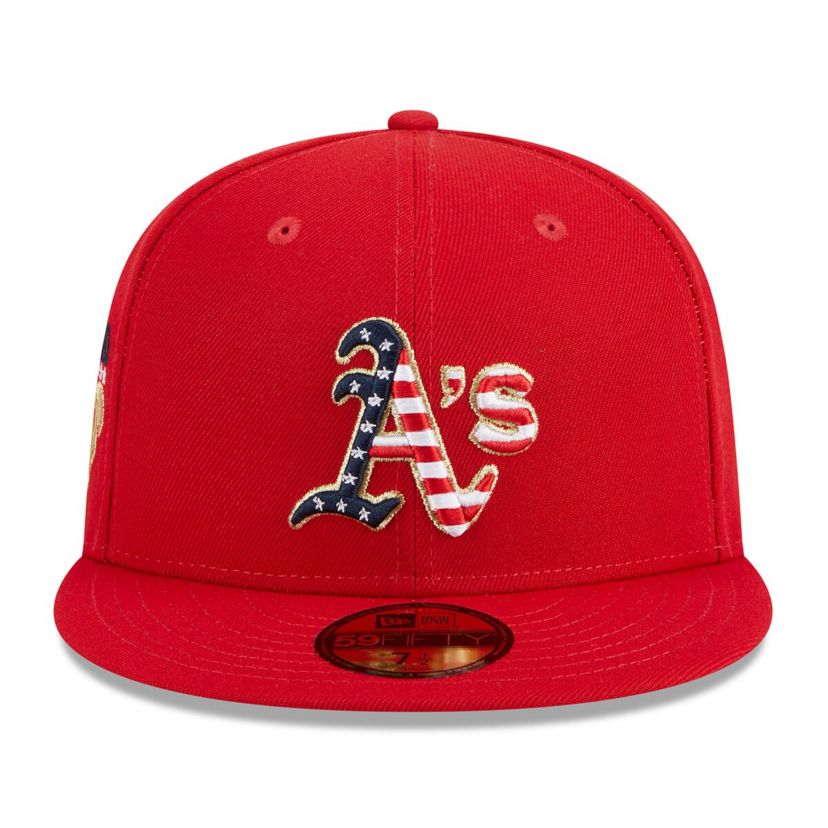 Cooperstown Teams Oakland Athletics 2023 Fourth of July 59FIFTY Fitted Hat