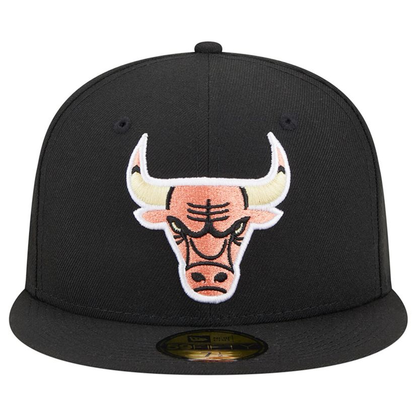 NBA Chicago Bulls Floral Side 59FIFTY Fitted Hat